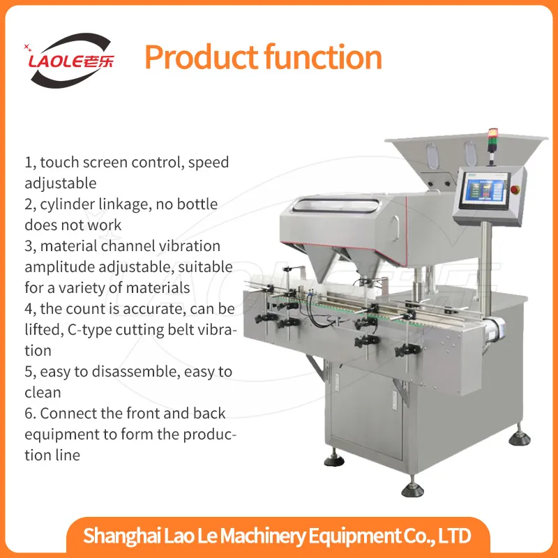 Automatic Electronic Pill, Soft Capsule, Jelly Counter, Tablet Filling and Counting Machine