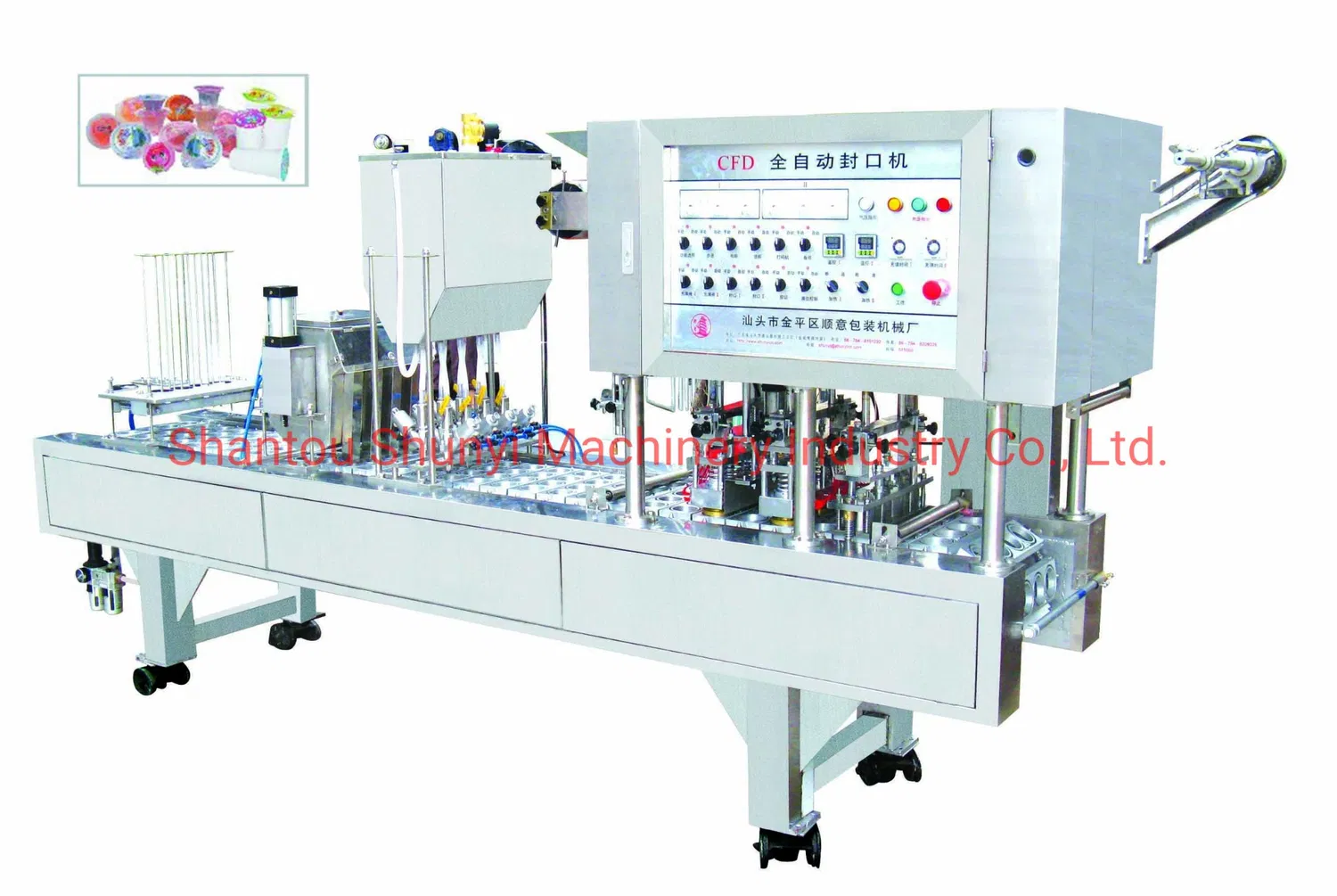 Cfd Jelly with Nata Filling Sealing Machine