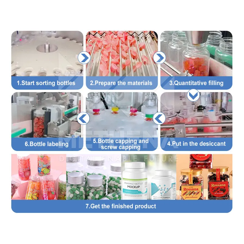 Gum Candy Jelly Package Counting Machine Tablet Counting and Filling Machine for Pharmacy