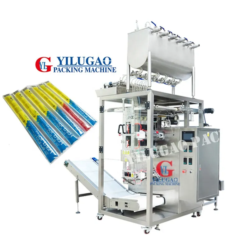 Ice Lolly/Ice Bar Jelly Cream Automatic Sachet Packing Filling and Sealing Machine