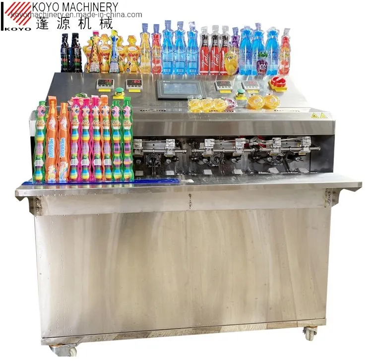 Koyo 8 Nozzles Various Shape Bag Filling and Sealing Machine for Fruit Jam/Jelly/Ice Pop