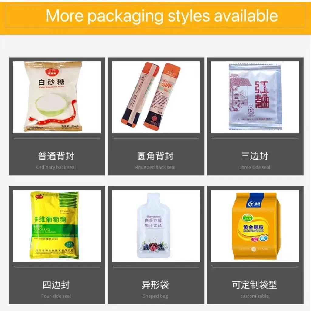 Small Automatic Honey/Ketchup/Sauce/Oil/Liquid/Lotion/Shampoo/Jelly/Liquid Soap/Juice/Tomato Paste Food Sachet Pouch Packaging Packing Filling Sealing Machine
