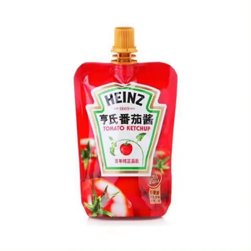 Viscous Liquid Filling System Mayonnaise Jam Honey Jelly Spout Pouch Filling Capping Machine