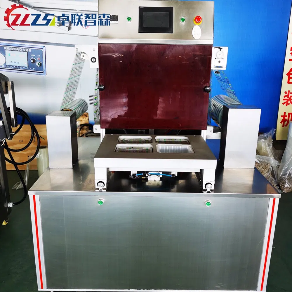 Zlzsen Automatic Liquid Filling Tray Sealer Jelly Cup Cup Filling Machine Plastic Cup Sealing Machine